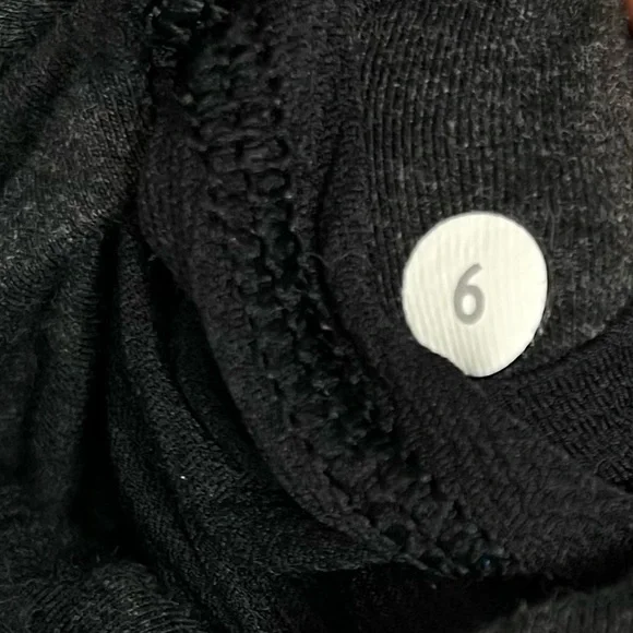 Lululemon Rulu Rally Wrap Black 6 Jacket Cardigan Sweater Snap Button Closure - Picture 9 of 16
